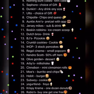 Free things for you birthday 