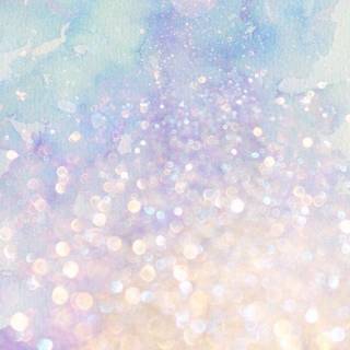 Preppy Pastel Glitter Wallpaper 