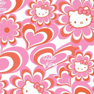 Swirl hello kitty