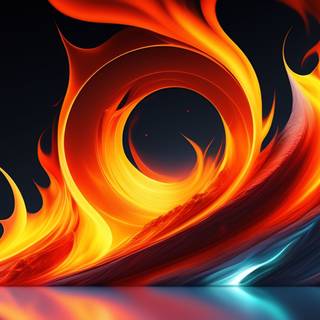 4k Fire Wallpaper