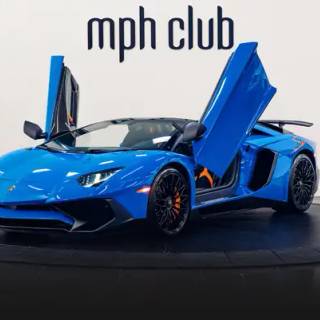 blue lamborghini  mph club