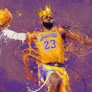 lebron James the king art wallpaper