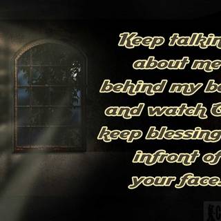 you know who you are.