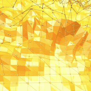 Yellow Futuristic Wallpaper