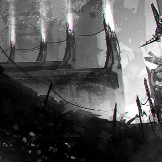 Black Futuristic Wallpaper