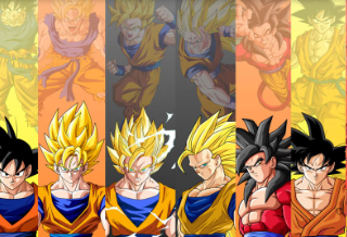 all of the Goku forms 