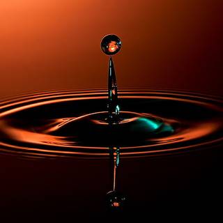 4k Water Drop Wallpaper