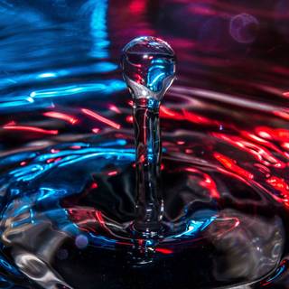 4k Water Drop Wallpaper