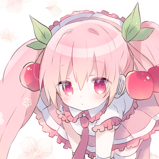 cute pink miku