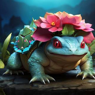 Venusaur Pokémon by QuantumCurator