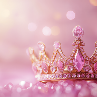 princess crown pink