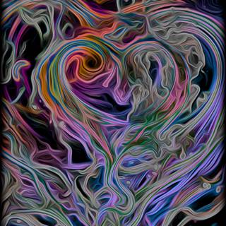 iphone 16 Pro Max Wallpaper Steaming Heart H