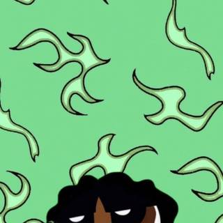 slay baddie powerbuff girl green