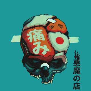 Cyberpunk Skull