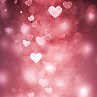 Bright Pink Hearts 