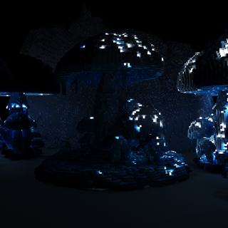 Voxel Mushrooms