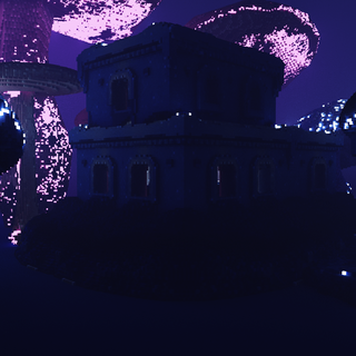 Deep Voxel Mushroom BIome Glowing
