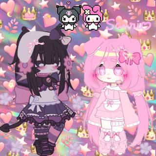 Kuromi and my Melody 