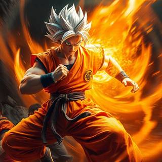 fire goku