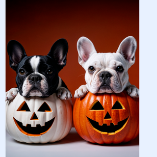 Cute halloween dogs