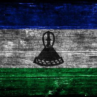 Flag Of Lesotho