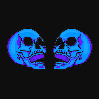 Glowing Skulls