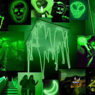 Neon Green Grunge Aesthetic