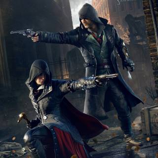 Jacob Frye and Evie Frye Twins 4k Desktop wallpaper