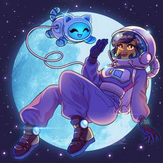 Aphmau Going To The Space With Meemeow
