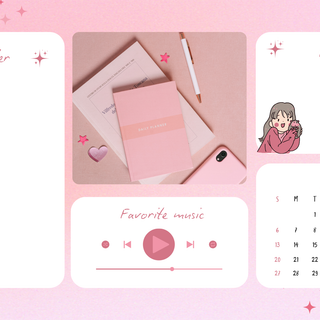 a little calender for the future!