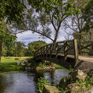 Bridge in Cedarburg, Wisconsin (USA)