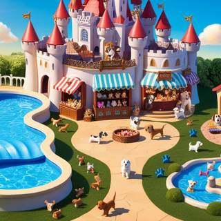 Castle for dogs