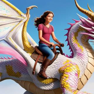 dragon and girl rider