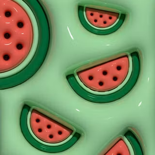 3d watermelon