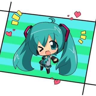 cute chibi miku