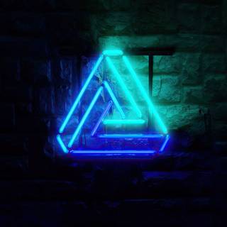 tealblue neon lights