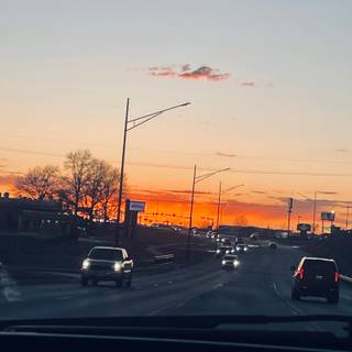 On way to surf lessons, so pretty