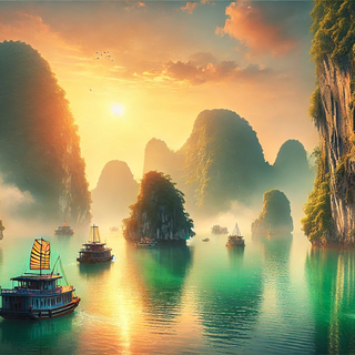 Ha Long Bay in Vietnam