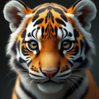 Cute tiger