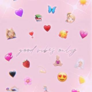good vibes only emoji