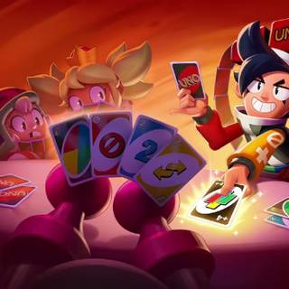 Brawl Stars UNO collab wallpaper