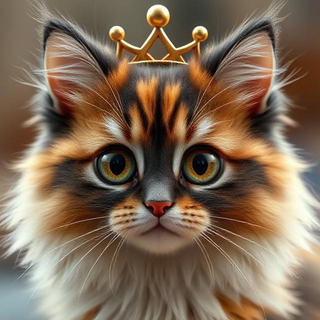 Queen Calico Feline