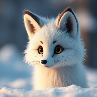 Snowy Fox
