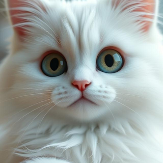 white cat