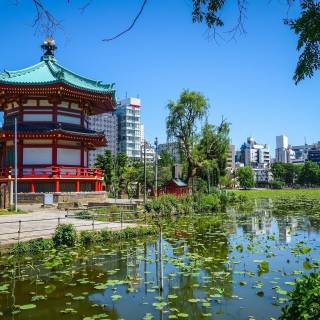 Japanese religious temple