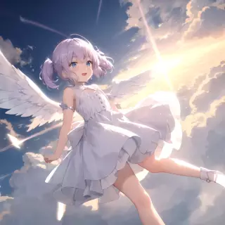 Angel girl cute
