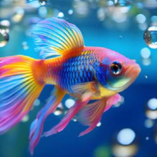 cool AI fish wallpaper!