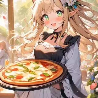 Girl pizza