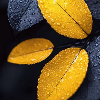 Yellow leaves