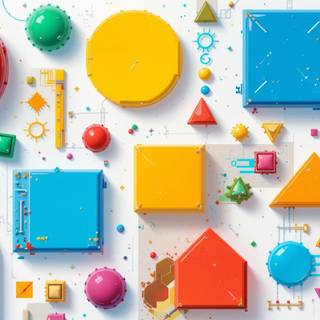 Abstract geometric shapes